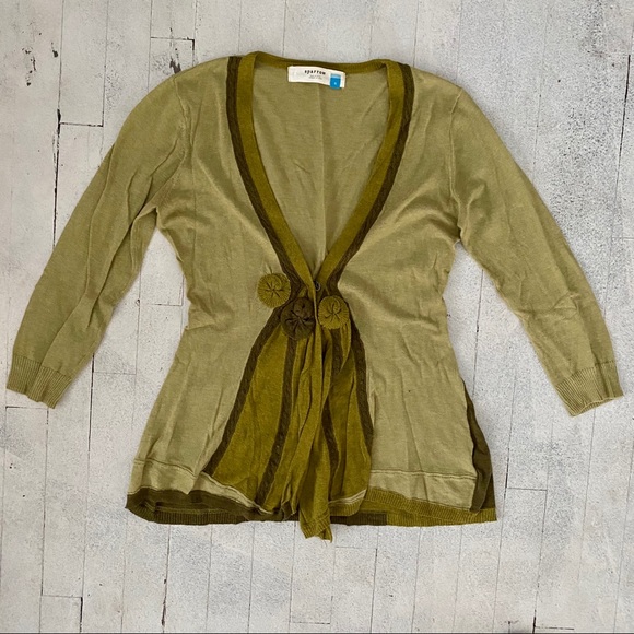 Anthropologie Sweaters - Anthropologie Sparrow Green Cardigan